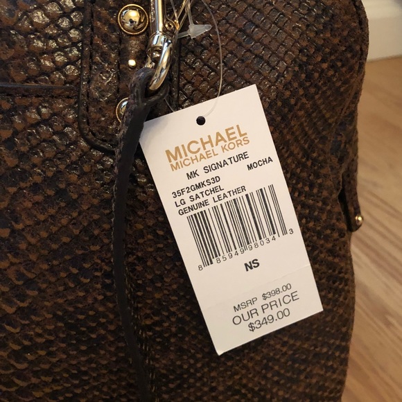 BNWT Michael Kors Large Satchel - Picture 4 of 8